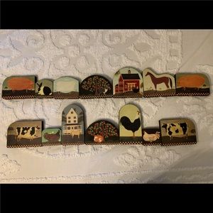 Warren Kimble Flats - 14 in set - excellent preloved - made by Lennox 1996